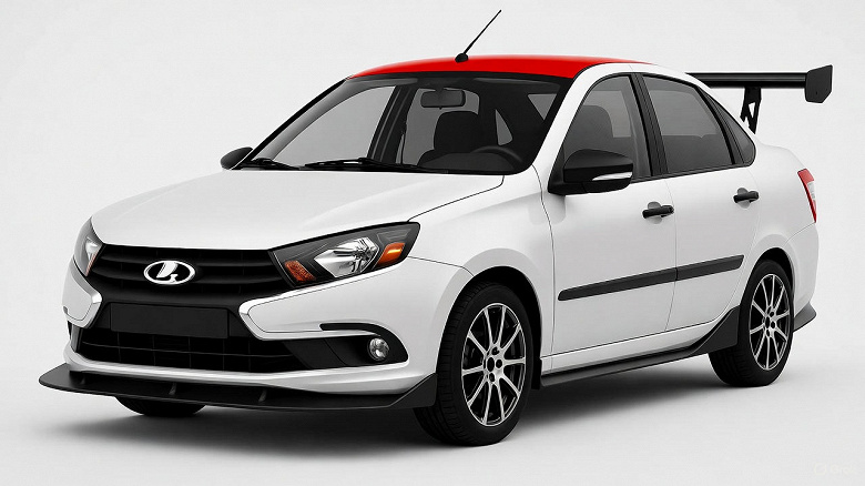 В России за 4 млн рублей продают практически новую Lada Granta с 250-сильным мотором. Машина построена для профессиональных гонок